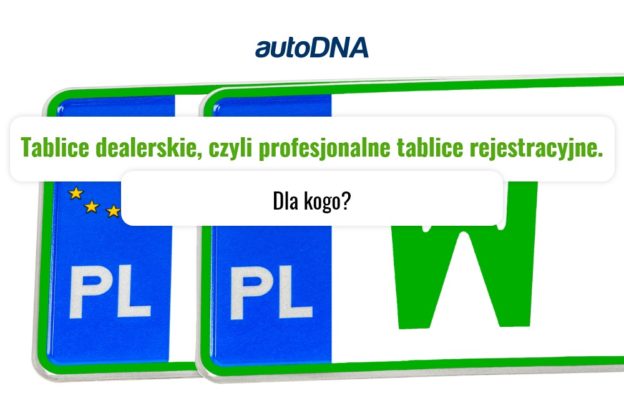 Tablice dealerskie, czyli profesjonalne tablice rejestracyjne. Dla kogo