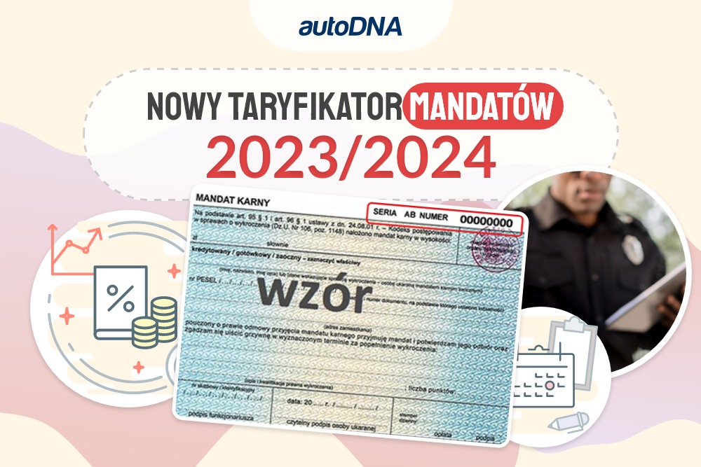 Nowy taryfikator mandarów 2023 2024 autoDNA
