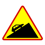 A-23 Niebezpieczny podjazd