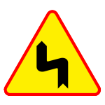 A-4 Niebezpieczne zakręty - pierwszy w lewo