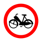B – 10 Zakaz wjazdu motorowerów