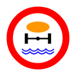 B – 14 Zakaz wjazdu pojazdów z materiałami, które mogą skazić wodę
