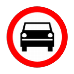 B – 3 Zakaz wjazdu pojazdów silnikowych, z wyjątkiem motocykli jednośladowych