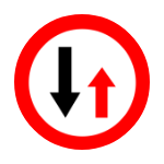 B – 31 Pierwszeństwo dla nadjeżdżających z przeciwka