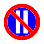 B – 38 Zakaz postoju w dni parzyste