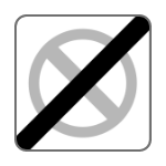 B – 40 Koniec strefy ograniczonego postoju