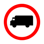 B – 5 Zakaz wjazdu samochodów ciężarowych