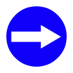 C – 1 Nakaz jazdy w prawo przed znakiem