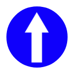 C – 5 Nakaz jazdy prosto