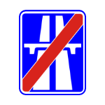 D – 10 Koniec autostrady