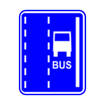 D – 12 Pas ruchu dla autobusów