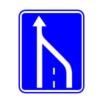 D – 14 Koniec pasa ruchu