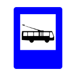 D – 16 Przystanek trolejbusowy