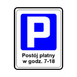 D – 44 Strefa płatnego parkowania