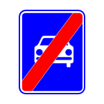 D – 8 Koniec drogi ekspresowej