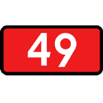 E – 15g Numer drogi krajowej o dopuszczalnym nacisku osi pojazdu do 8 ton