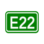 E – 16 Numer szlaku międzynarodowego