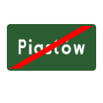 E – 18A Koniec miejscowości