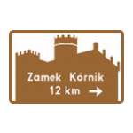 E – 22B Obiekt na samochodowym szlaku turystycznym