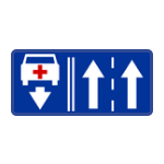 F – 18 Przeciwny kierunek dla określonych pojazdów