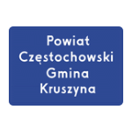 F – 3a Granica obszaru administracyjnego na granicy powiatu