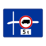 F – 6 Znak uprzedzający umieszczany przed skrzyżowaniem