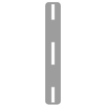 P – 1 Linia pojedyncza przerywana