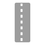 P – 19 Linia wyznaczająca pas postojowy