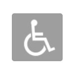 P – 24 Miejsce dla pojazdu osoby niepełnosprawnej