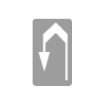 P – 8c Strzałka kierunkowa do zawracania