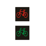 S – 6 Sygnalizator z sygnałami dla rowerzystów