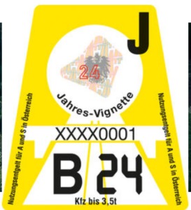 Autostrada płatna na cały rok - winieta roczna.