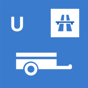 U to przyczepy pojazdów kategorii opłat D2 oraz B2.