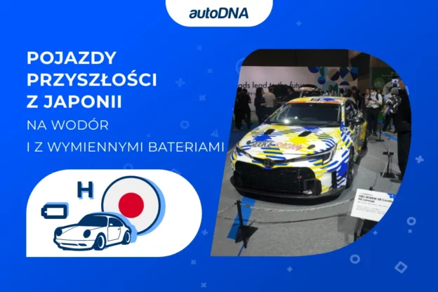 Pojazdy przyszłości z Japoniina wodór i z wymiennymi bateriami