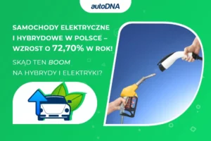 Samochody elektryczne i hybrydowe w Polsce - Wzrost o 72,70% w rok!