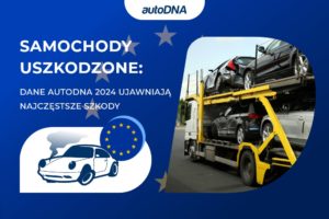 Dane autoDNA 2024 ujawniają najczęstsze szkody