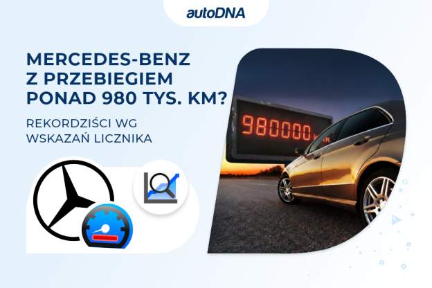 Mercedes Benz z przebiegiem ponad 980 tys. km Rekordziści wg wskazań licznika