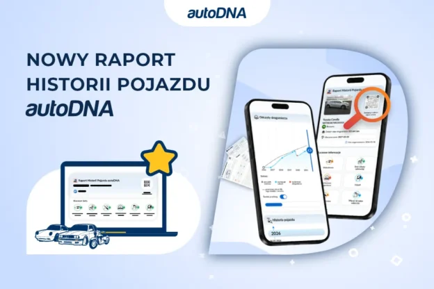 Nowy Raport Historii Pojazdu autoDNA